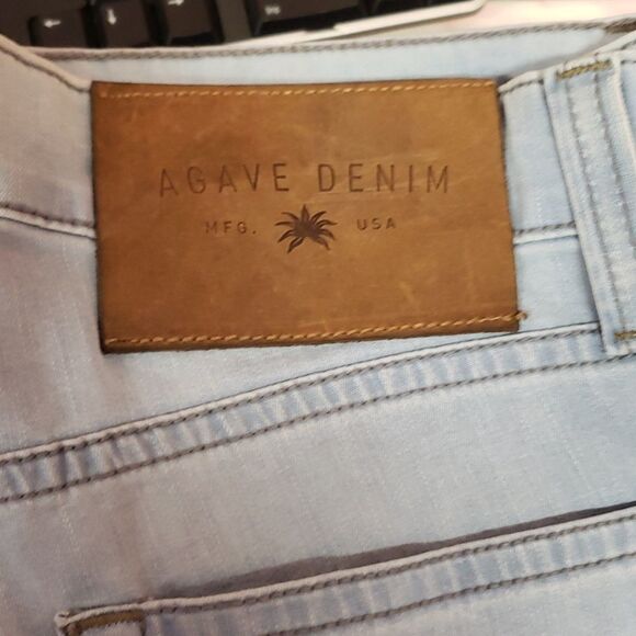 Agave Rocker The Slim Straight West Coast Luxury Jeans Sz 30/32 NWT - Picture 10 of 10